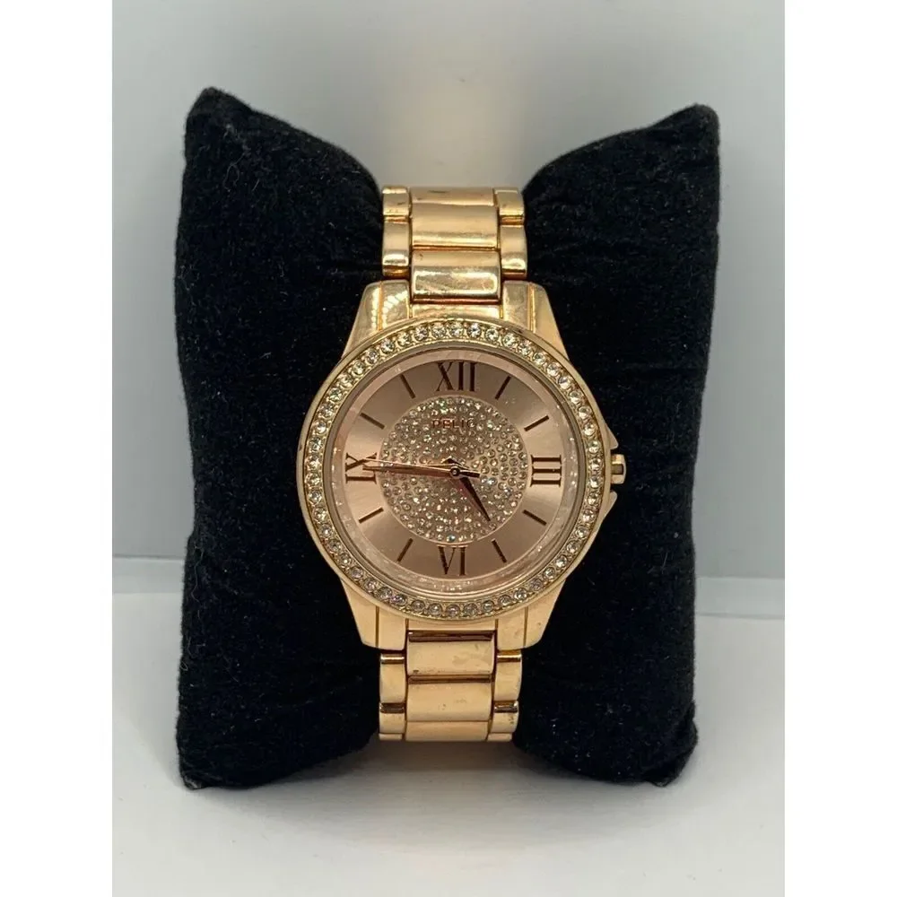 Relic ZR12178 Women's Stainless Steel Analog Rose Gold Dial Quartz Watch JD327